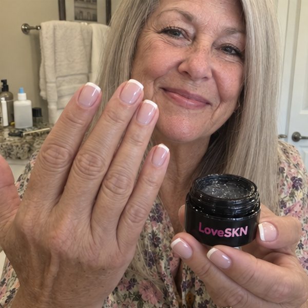 Customer photo: LoveSKN press-on nails and jelly glue